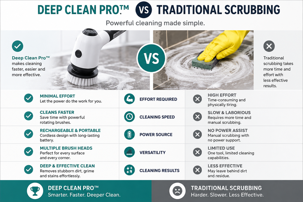 Deep Clean Pro™ Electric Spin Scrubber